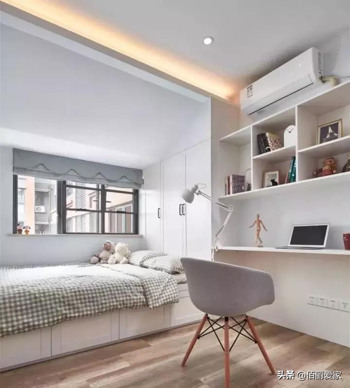 小户型次卧太小了，不如设计榻榻米+柜子，参考这9个案例很实用