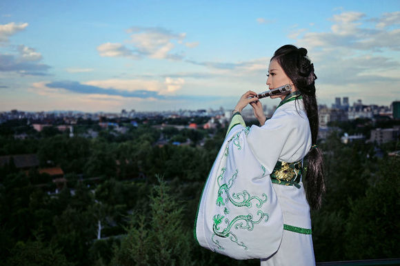 汉服的面料和使用方法,面料为棉质的春夏款汉服