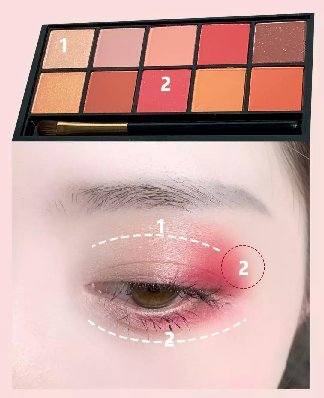 venusmarble九色眼影测评,橘朵的单色眼影新版和旧版对比