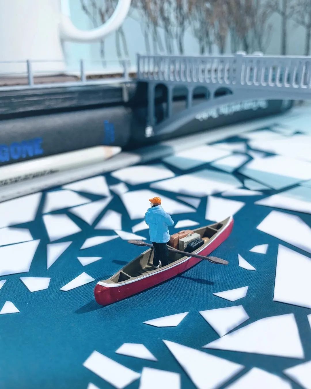 迷你版办公桌,森系书桌迷你世界