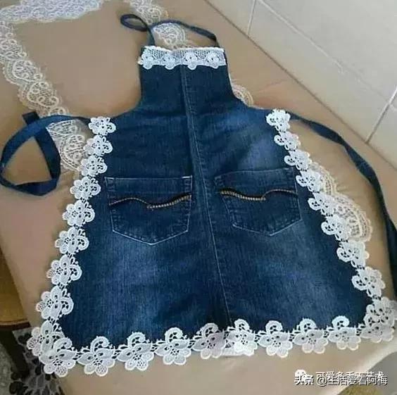 牛仔裤旧物改造手工制作小学生,废旧牛仔裤各种改造图解