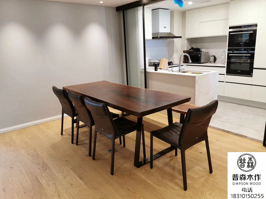 普森木作大板视频,实木大板原木风