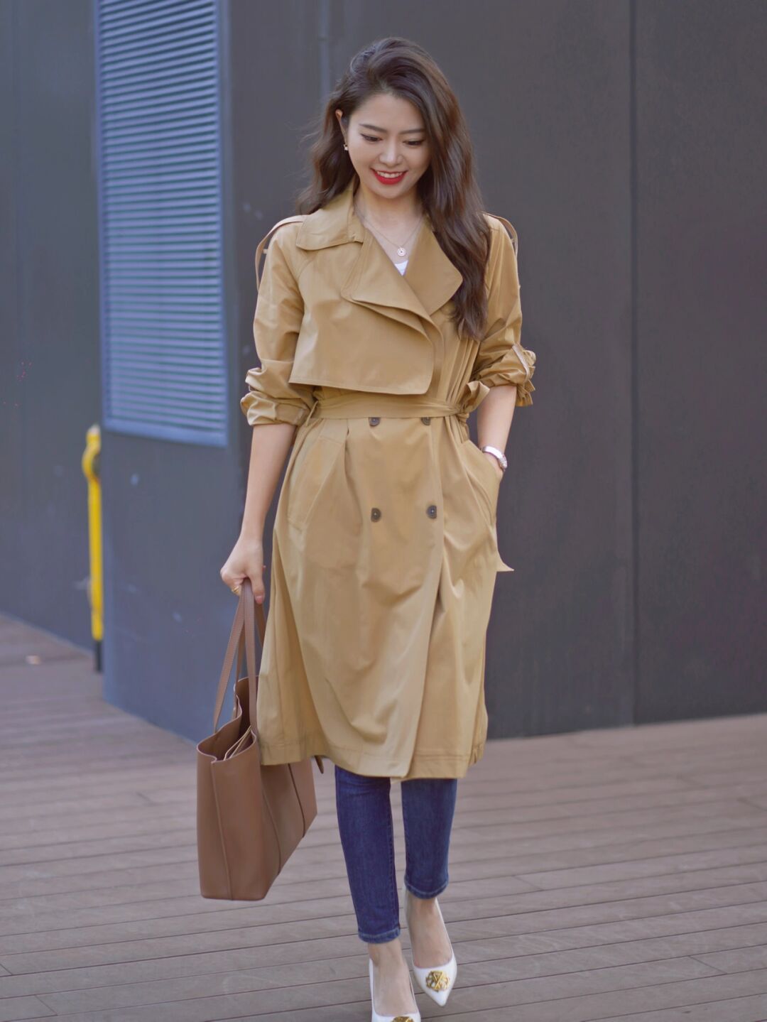 大衣长筒高跟鞋穿搭高级感,高跟鞋穿搭出街显得迷人又时尚