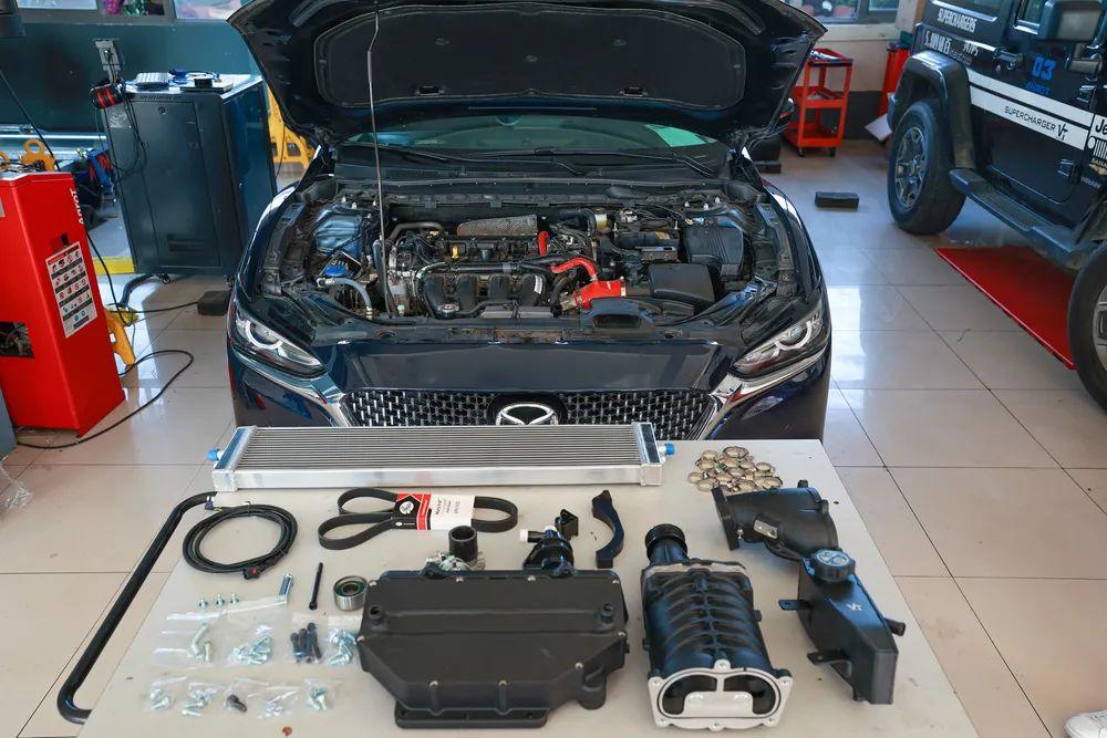 阿特兹2.5安装VT双螺杆机械增压6.2秒破百