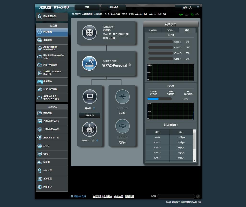 华硕ax68u的5g信号很差吗,华硕ax88u有2.5g网口吗