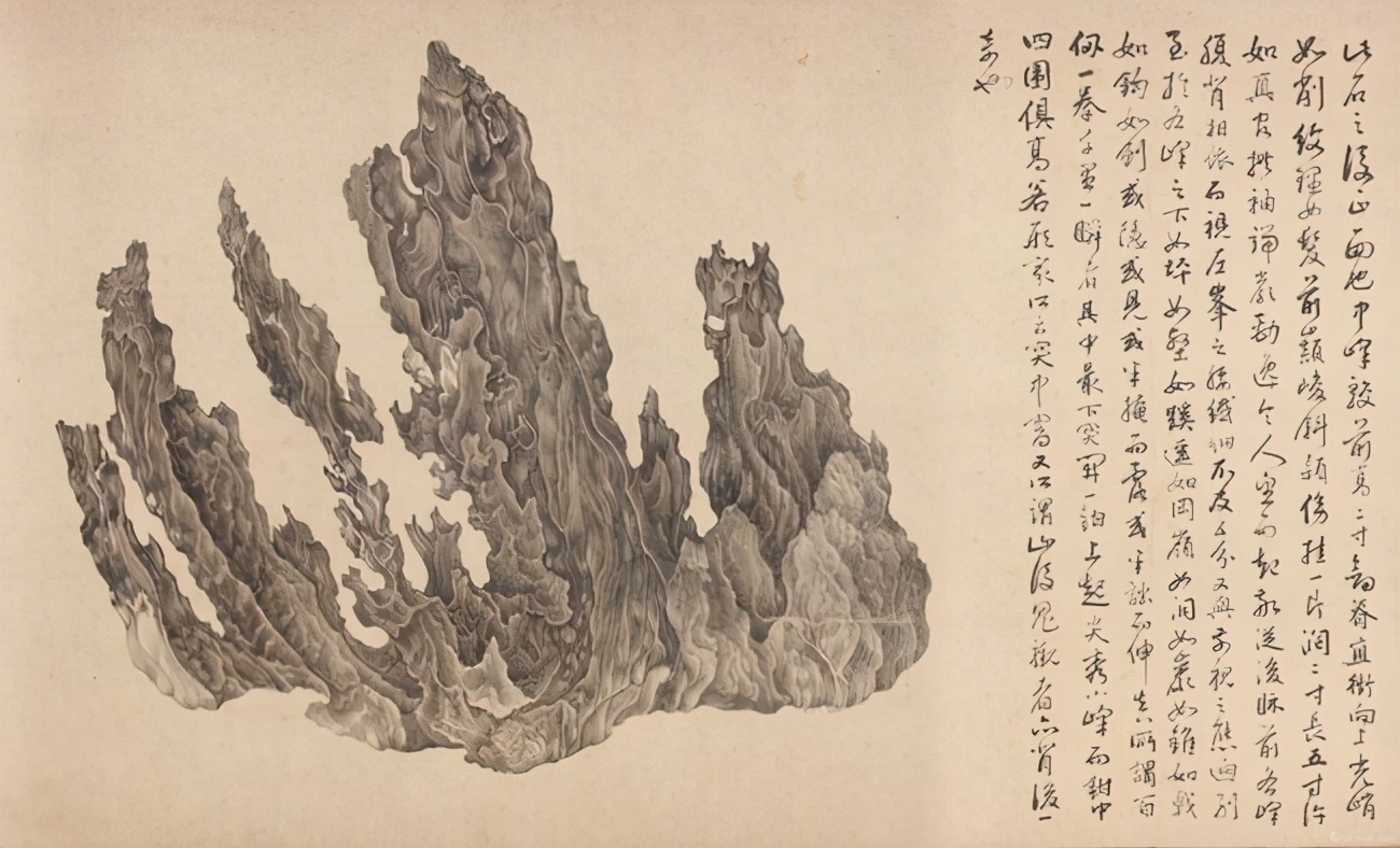 著名的石头古画,知名古画带赏石的图