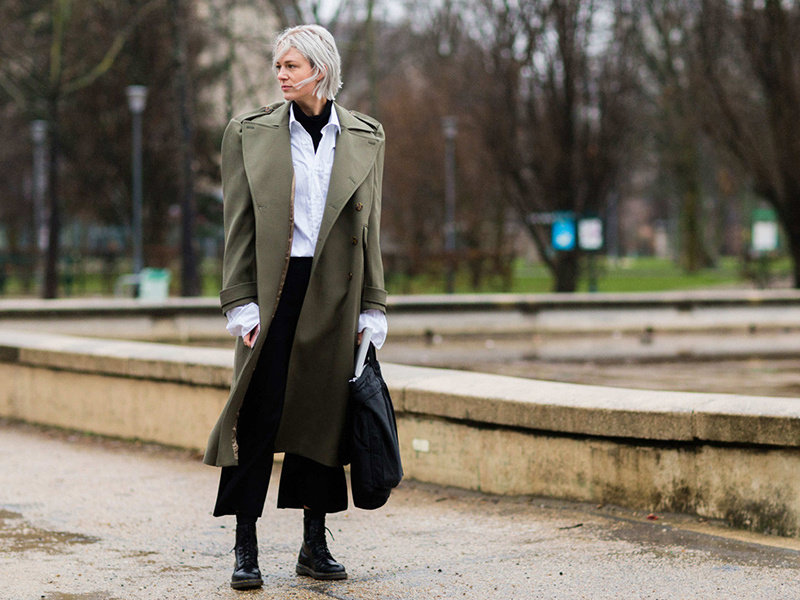 春天的九分裤搭配短靴如何才时髦,街头风帅气裤子