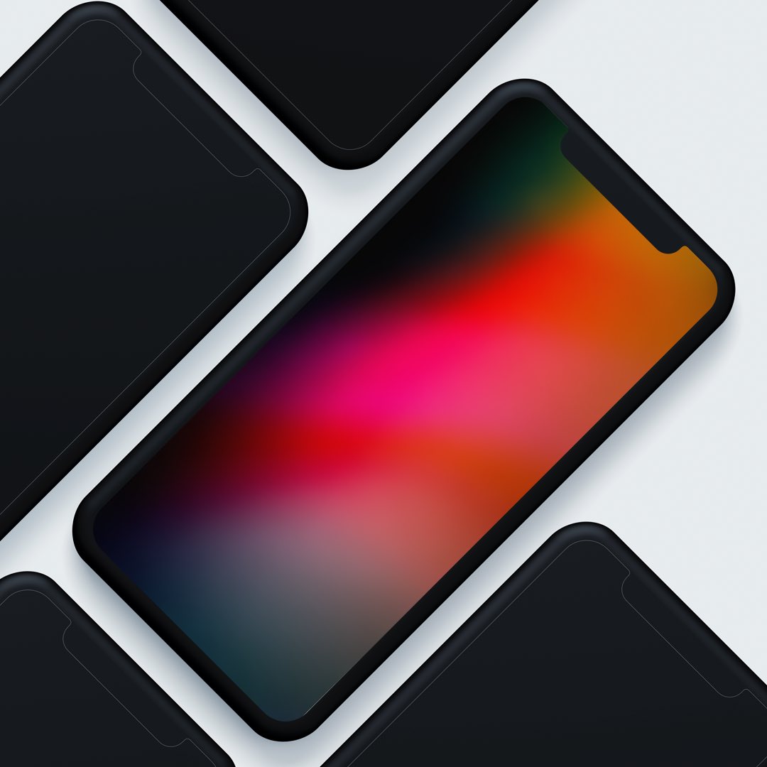 手机壁纸纯粉色系高清全面屏,真正的红色护眼手机壁纸