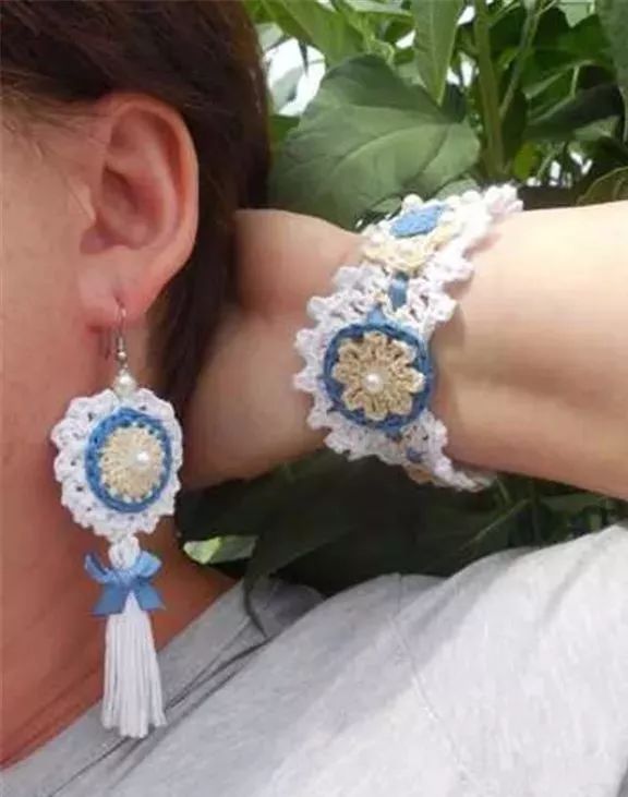 手工钩针编织饰品附图解,钩针编织小饰品图解