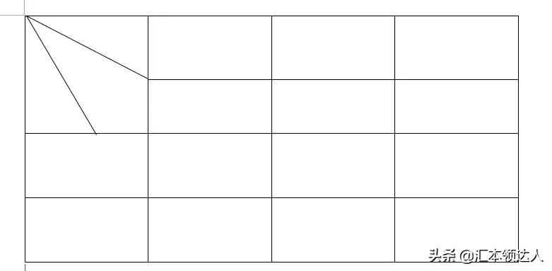 word表头斜线一分为二怎么打字,word文档表头斜线如何一分为二