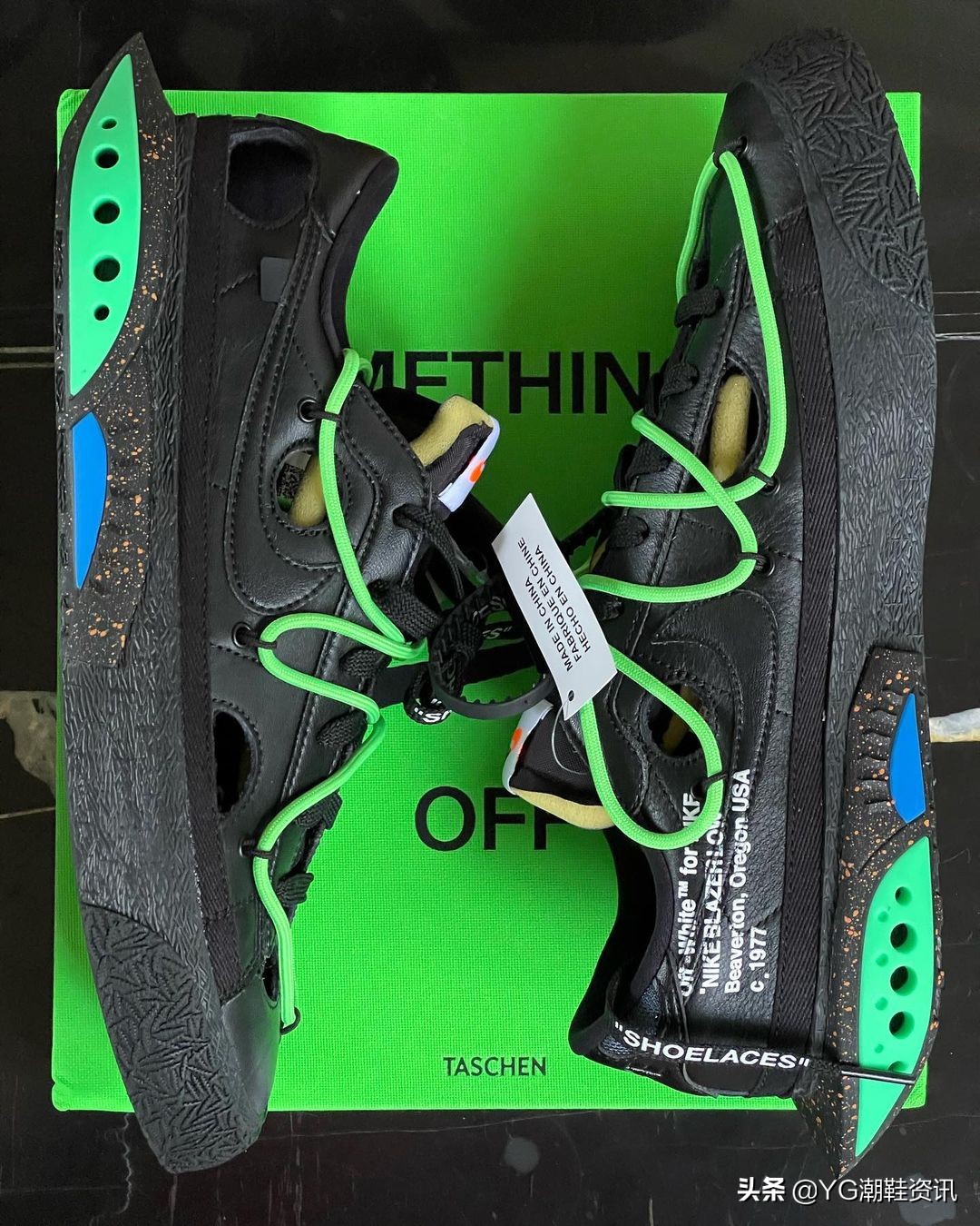 owxnikedunklow新配色实物曝光,nikeblazerlow米白粉色