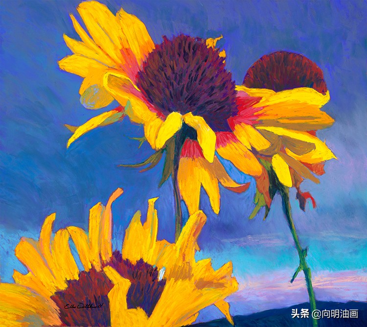 美国艺术家艾伦·迪特布兰特魔法森林的叶子沙沙作响