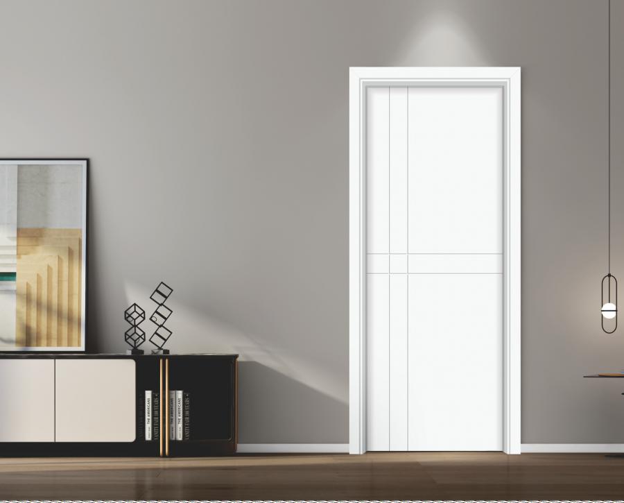 好看白色的木门轻奢风格,白色木门款式现代简约