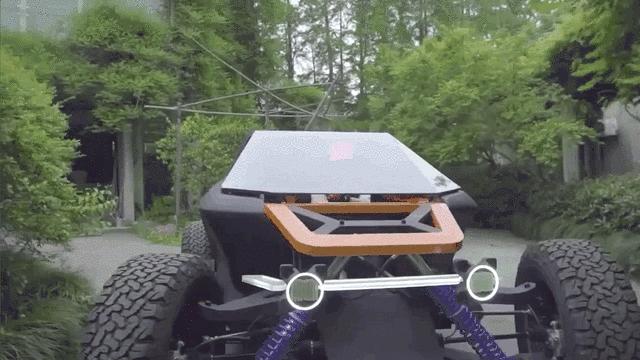 清华硕士造出全地形车,外国小伙DIY特斯拉越野车,谁更硬核?
