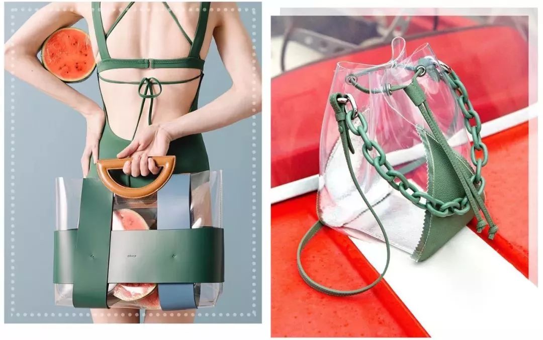 这年头不背个“塑料包”都不好意思出门了，pvc包+热裤真的美