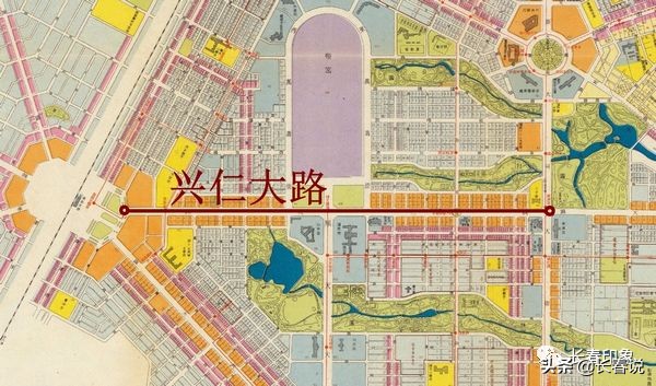 长春人民大街80年代和现在的变化,长春解放前的红旗街