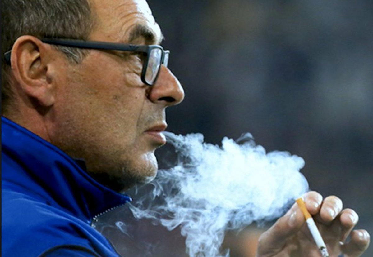 肺炎主帅用生命抽烟尤文：那不是你的肺，那是尤文的肺