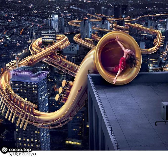 设计中缺少空间感,设计构图的九种方法