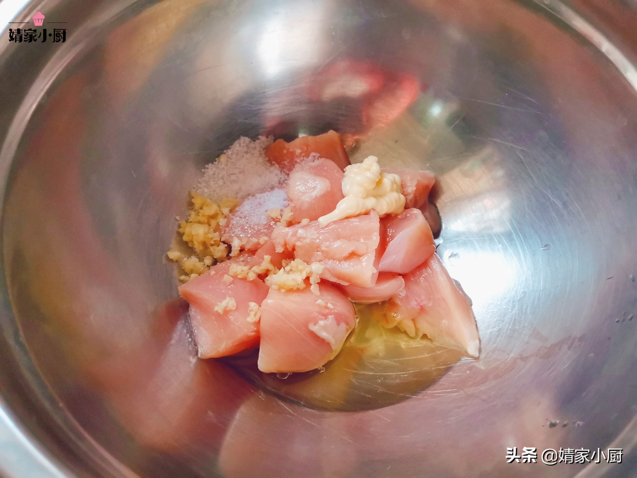 在家自制炸鸡块,自制炸鸡块儿童