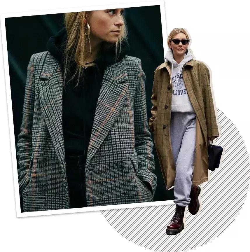 温度低穿的衣服,冬天穿宽松的卫衣怎么搭配