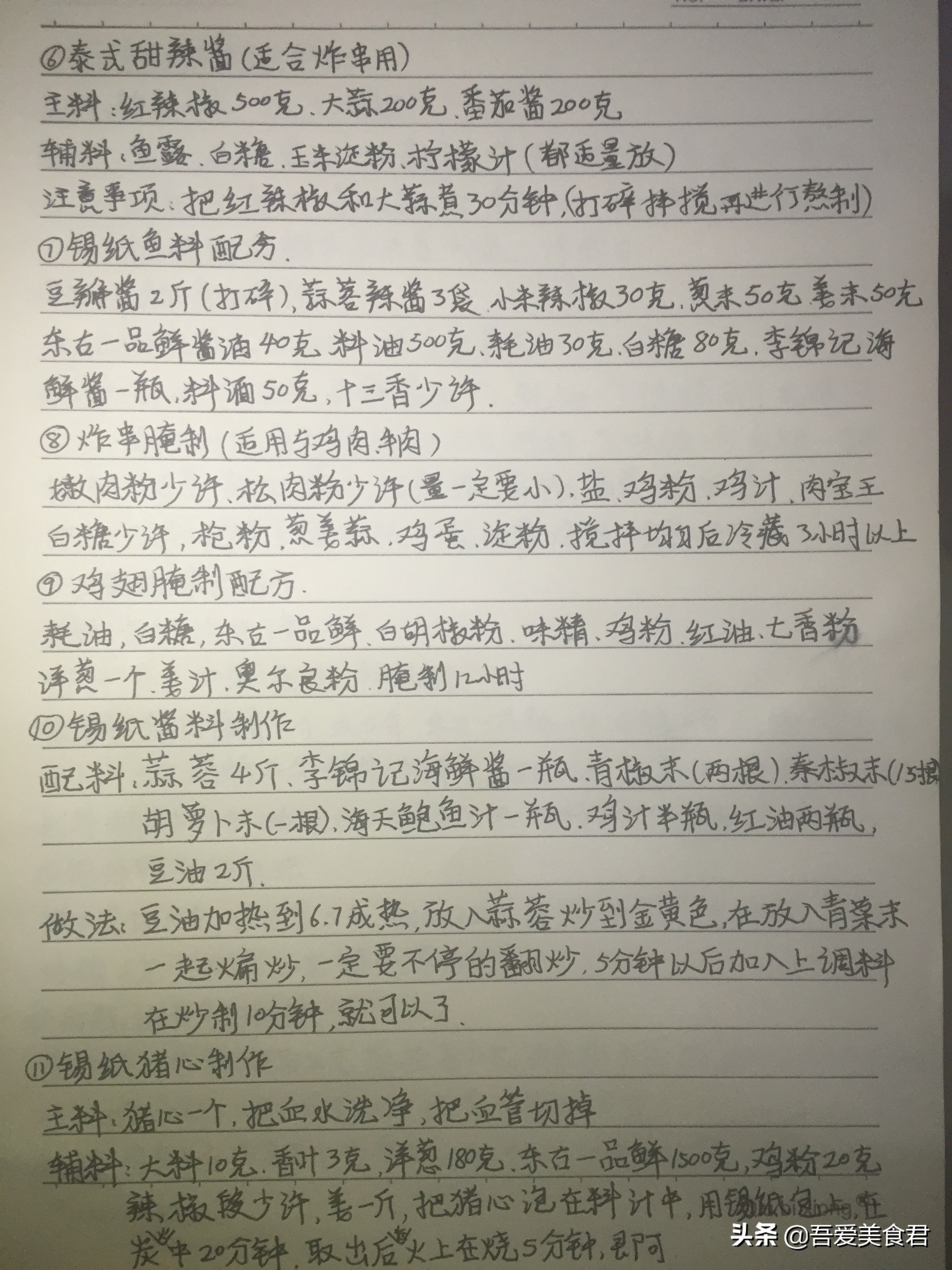 师傅教你做烧烤,20多年烧烤技术配方免费送给大家