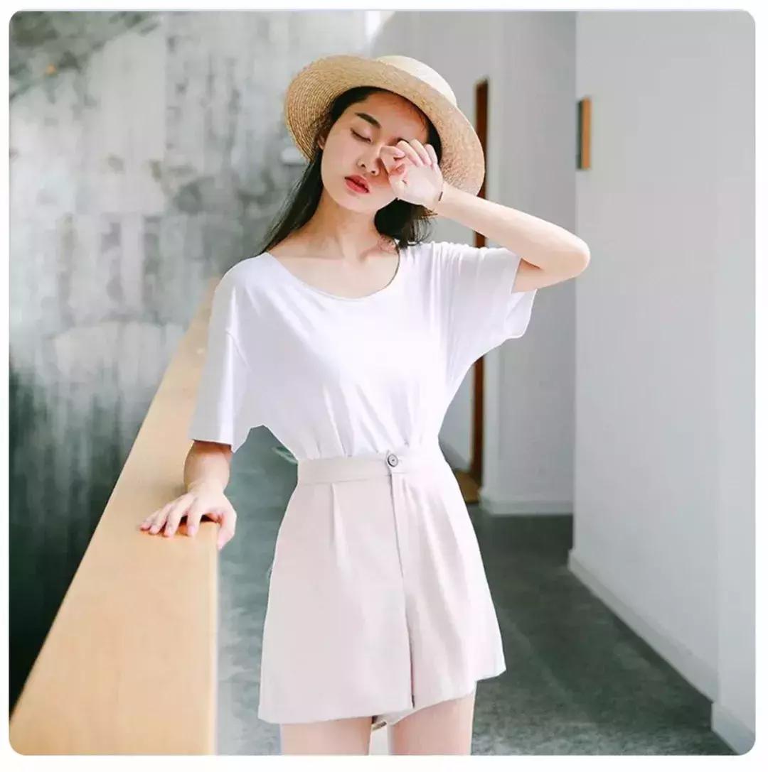 夏天穿蓝色短裤上衣穿什么好看,夏天哪几种短裤不要穿