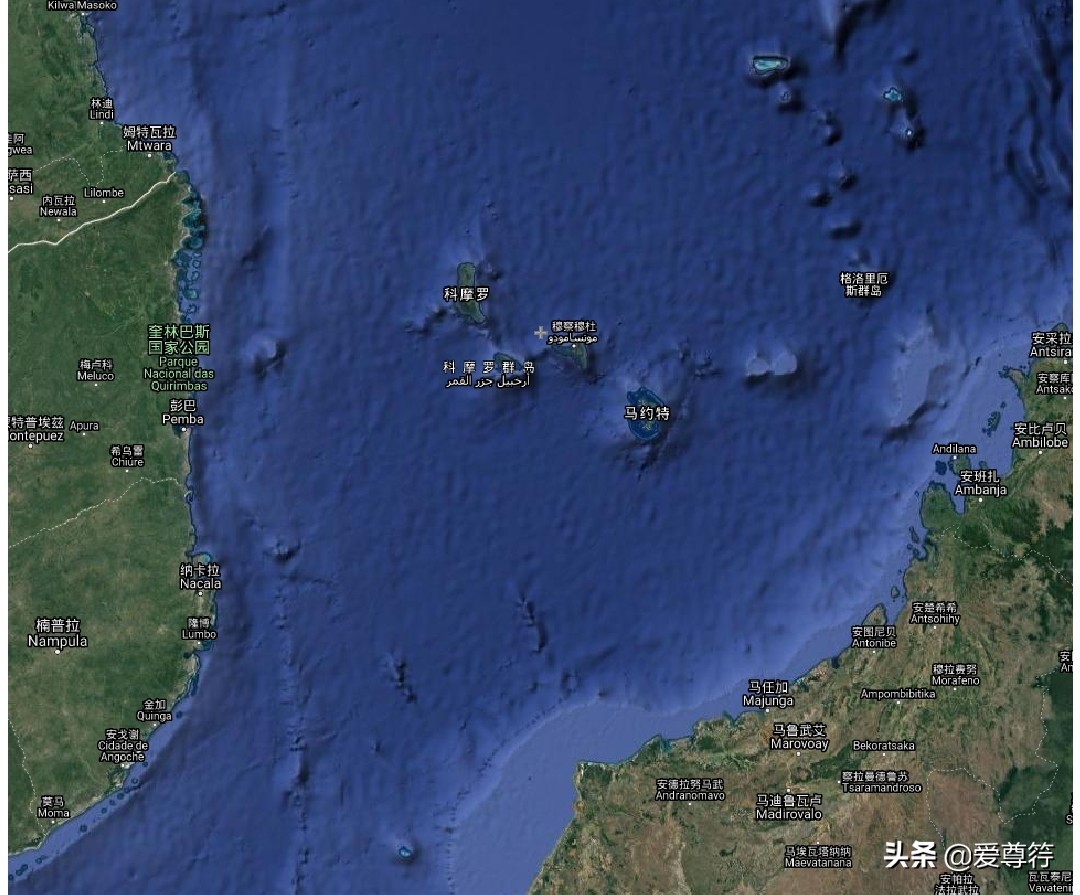 印度洋的科摩罗群岛,西印度洋群岛位于哪