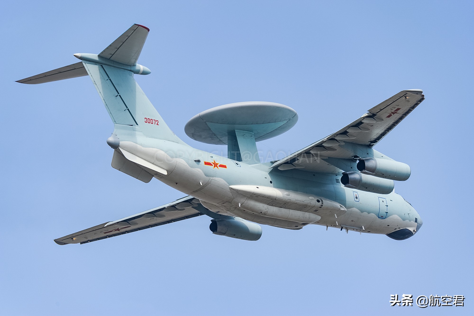 不止“大盘鸡”，还有“独木舟、平衡木”等，预警机各种奇特外形