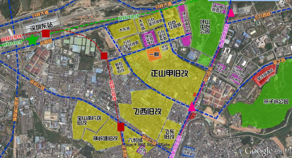 坪山中心区最好的片区,坪山区未来的发展潜力