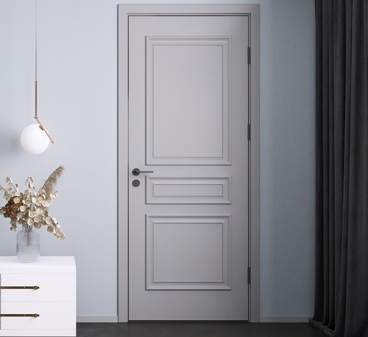 实木门推荐欧派木门,欧派木门免漆色卡