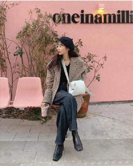 小个子韩国ins高级穿搭,小个子韩国时尚穿搭学生