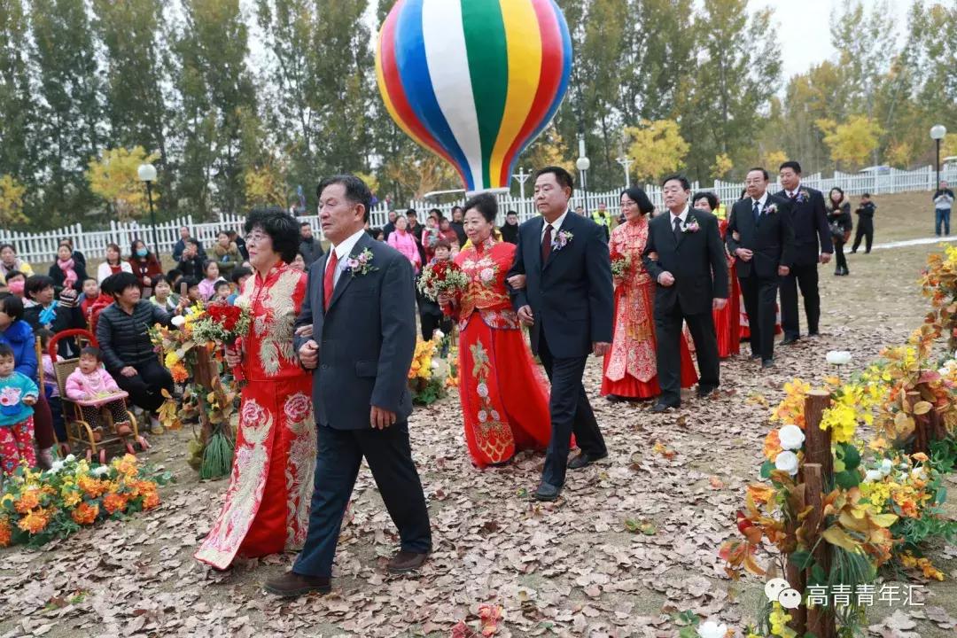 淄博高青婚礼红旗车队,高青国井南苑婚礼