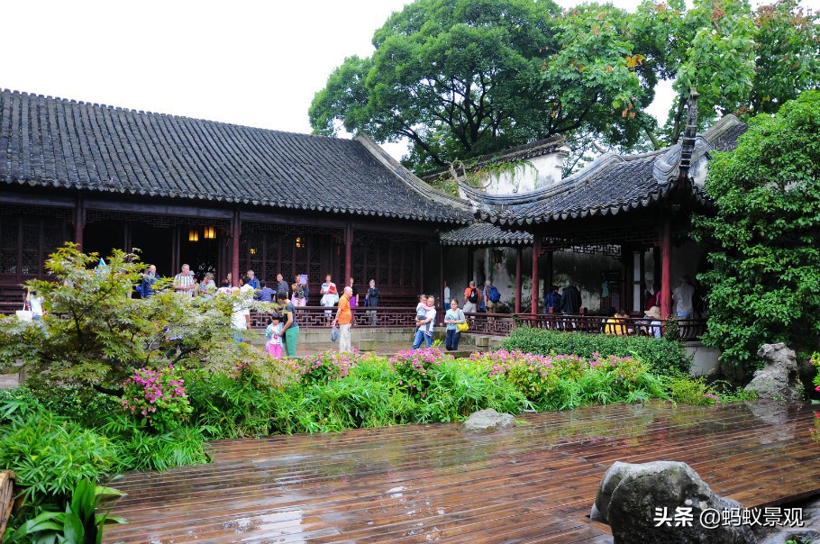 留园建筑分布图,留园建筑艺术分析