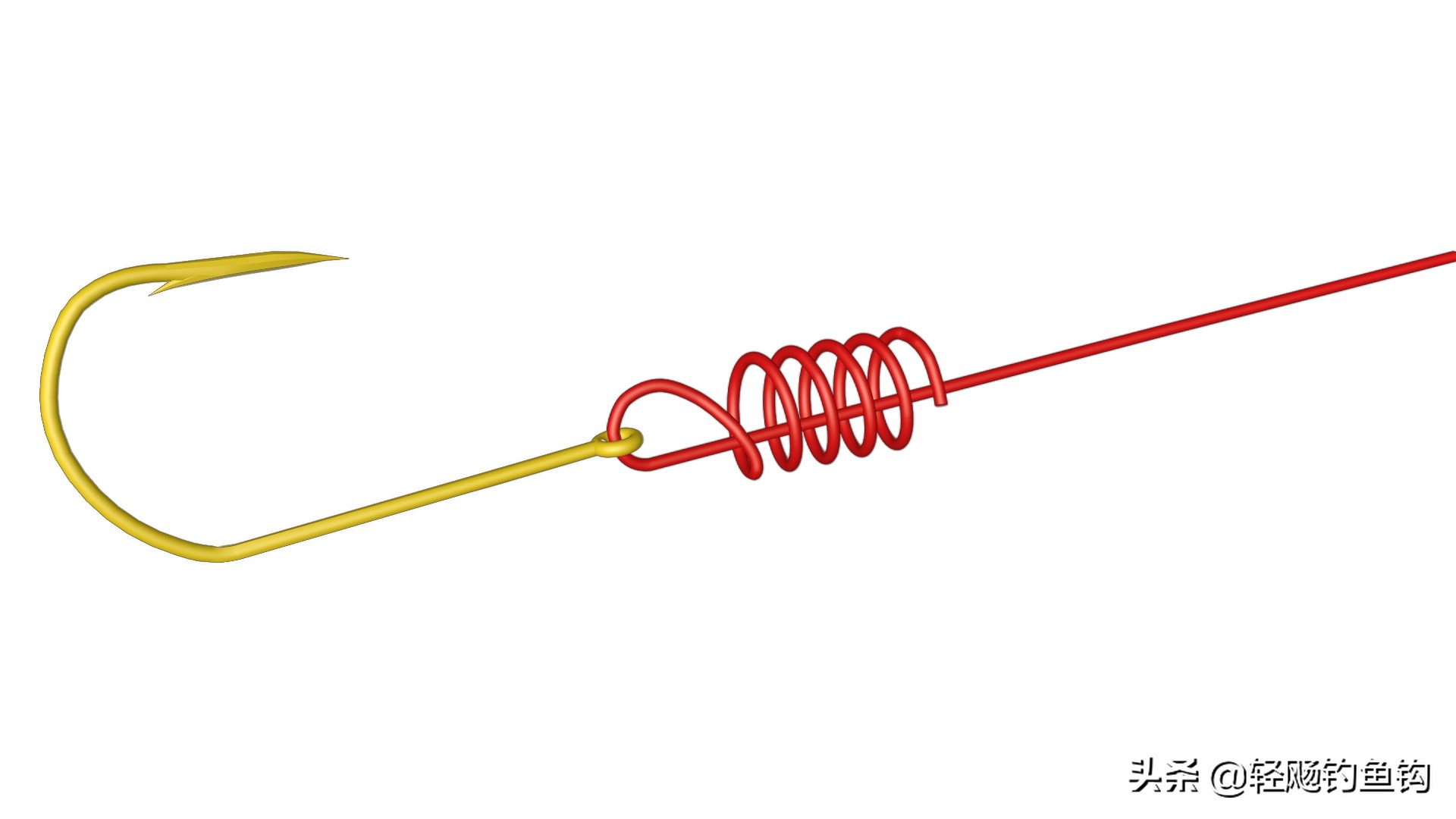 管付钩正确绑法图解,管付式绑钩方法图解