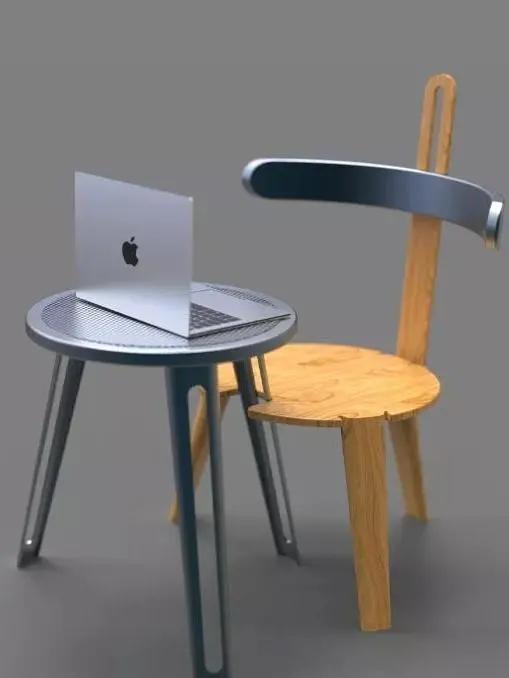 多功能椅子创意设计,创意瓦楞纸椅子设计