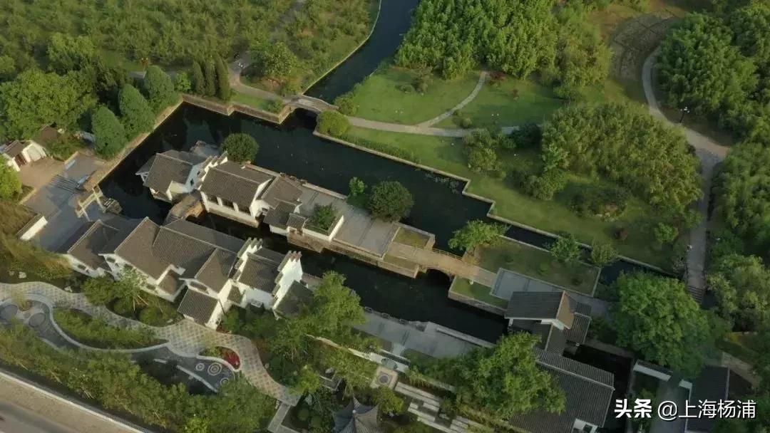 上海杨浦鸟瞰图,俯瞰上海杨浦滨江