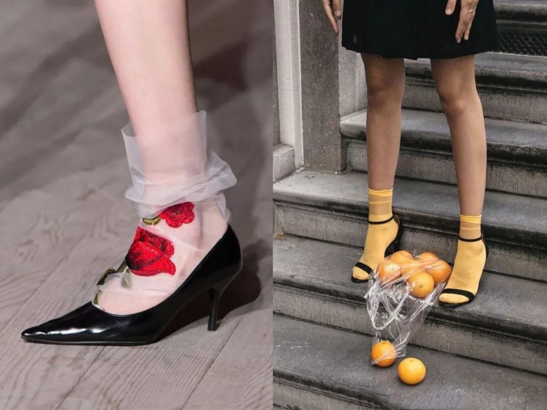 天气渐凉要穿舒服的袜子,冬季露腿保暖穿搭