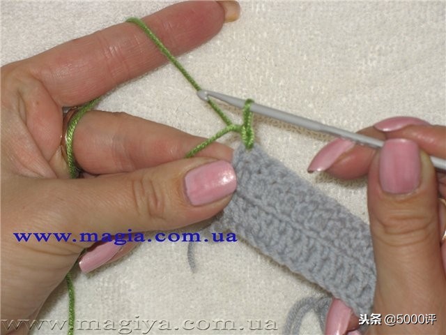 倒钩短针收边,倒钩针收边的视频教程
