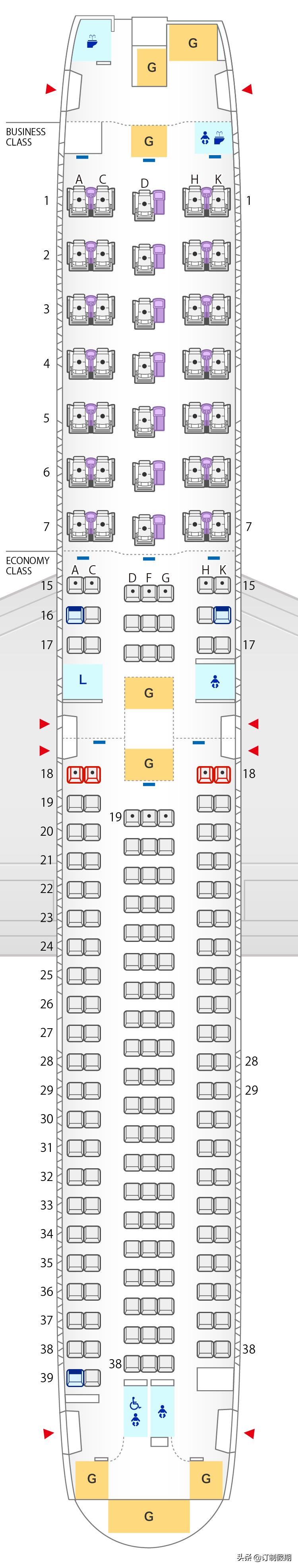 全日空航空nh904机型,全日空波音777-300国内机型