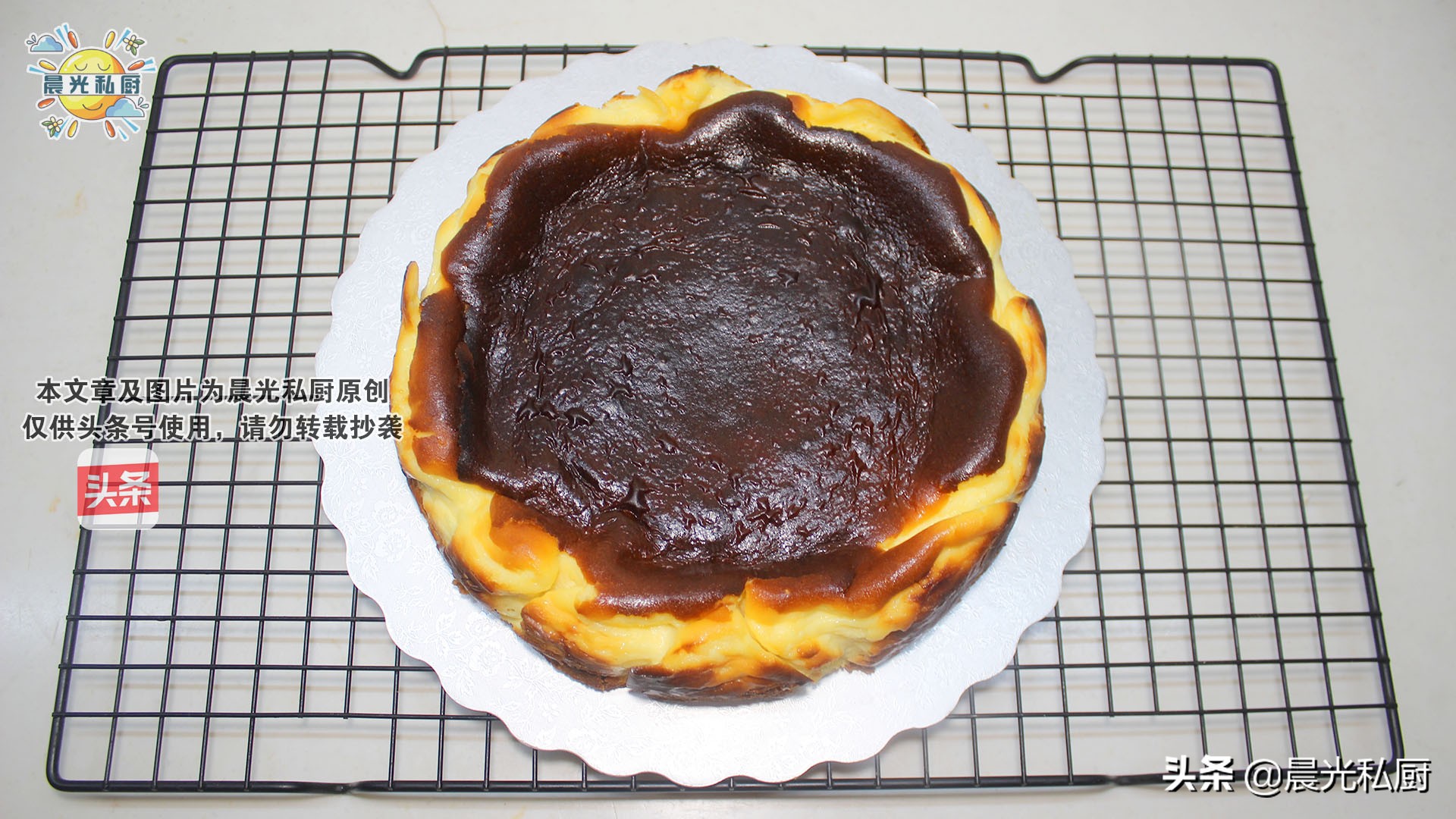 巧克力巴斯克焦香芝士蛋糕,西班牙焦香芝士蛋糕配方