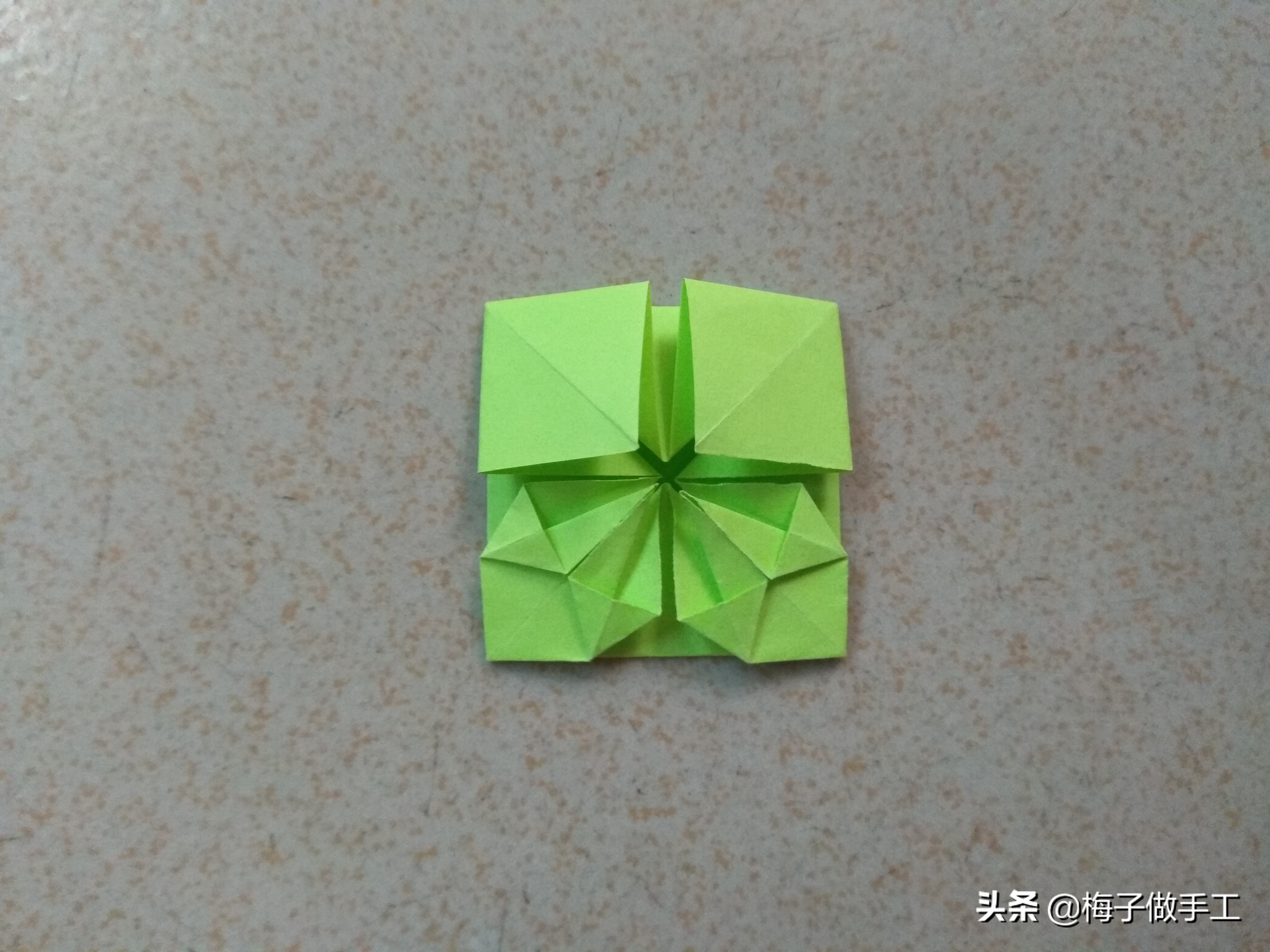 折纸简单又漂亮的过年小灯笼,简单折纸灯笼中秋节两三步完成