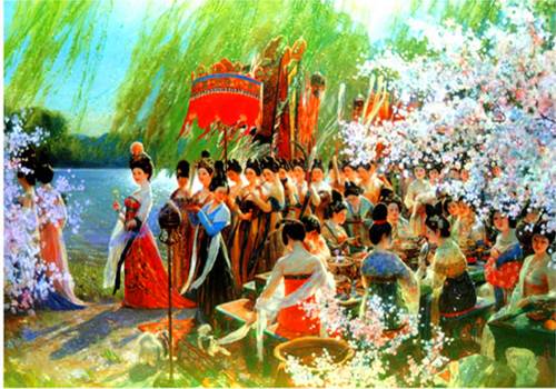 三月三曲水流觞,暮春曲水后续