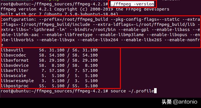 ffmpeglinux详细教程,ubuntu中安装ffmpeg