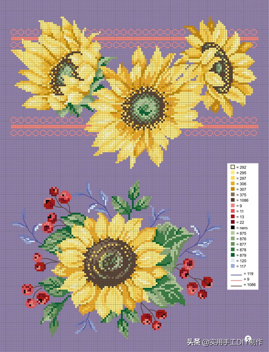 十字绣抱枕半针绣卡通,十字绣图大全