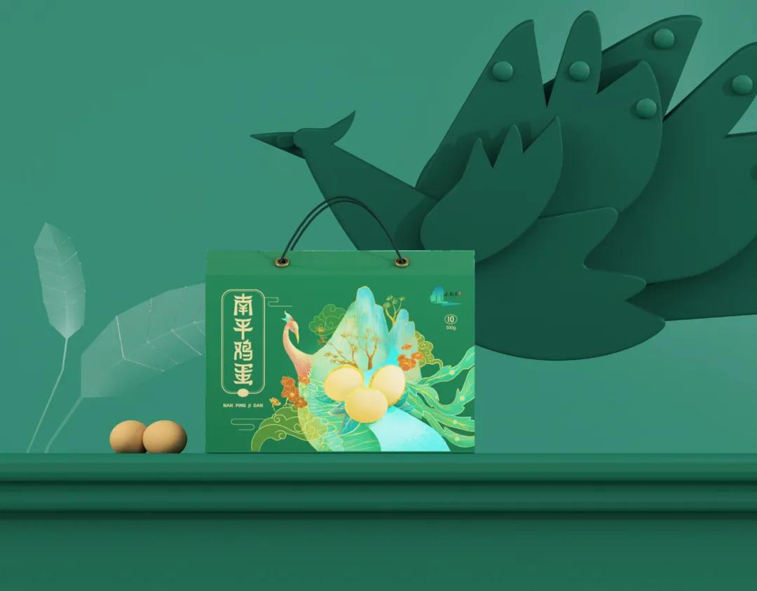 鸡蛋包装还可以这样利用,鸡蛋包装设计清新风格