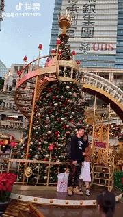 香港海滨长廊圣诞节,香港圣诞打卡地唯美视频