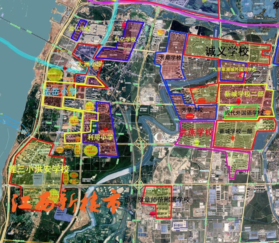 南昌青云谱学区划分最新规划,南昌2024小学区划分图青云谱