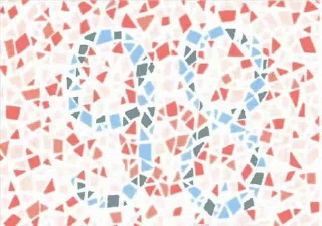 车管所盛行的三张色盲检测图，最后一张认不出，找教练也没用