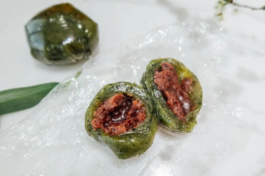 彩色青团试吃,各个牌子的青团试吃