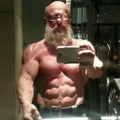 健美老人杨新民,健美常青树杨新民年轻照片